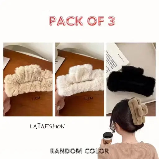 Teens' Dream Fur Hair Scrunchies 3-Pack