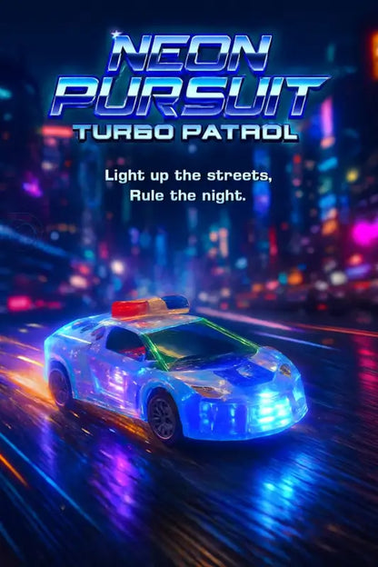 Police Car Toy with Lights & Music – Battery Operated Kids Car