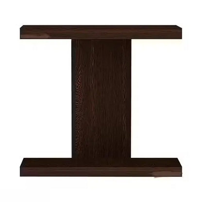 Wooden Wall Shelf 2 Tier Display Rack for Home Decor Books Plants and Storage Organizer