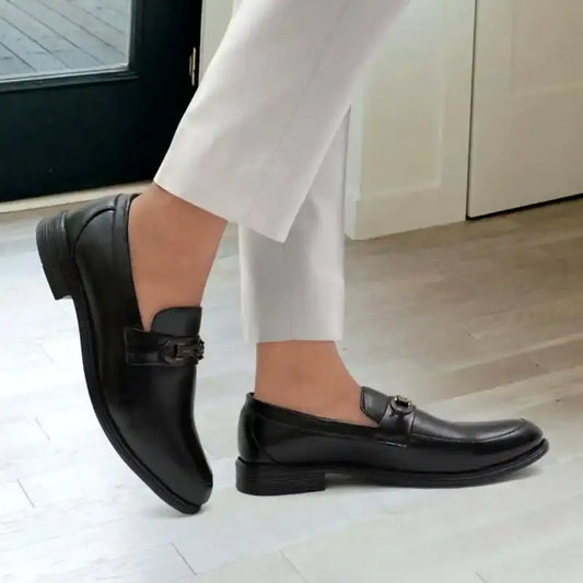 Latest Trendy Men Formal Shoes|Black Moccasin Shoes|Office Shoes For Men's & Boys-MOCCASIN08-TAN