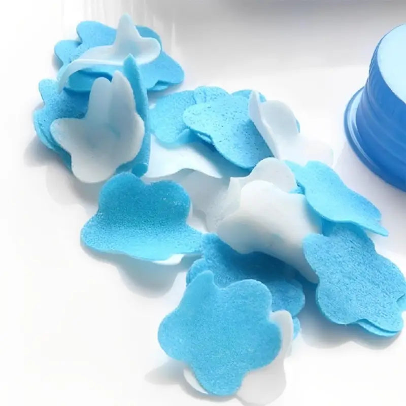 Disposable Paper Soap Tube Clean Soft Bath For Travel, Mixed Fragrance Paper Soap Sheets, Compact and Portable, Gentle on All Skin Types, Dissolves Easily, Hygienic and Travel-Friendly.
