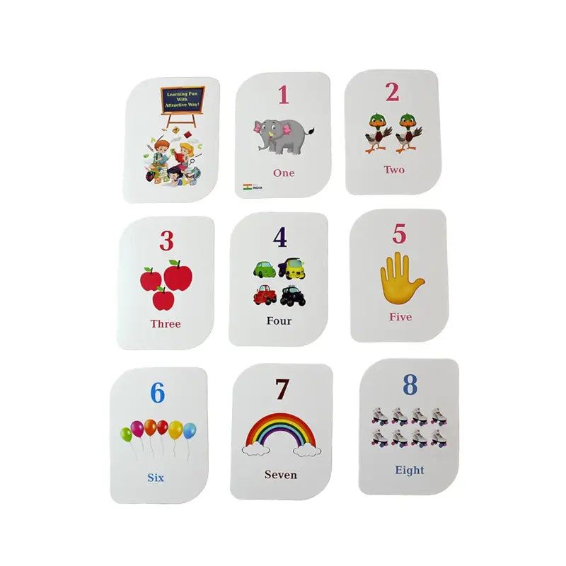 KidKraft Early Learner 32-Piece Number Flashcard Set – Educational Math Cards for Toddlers & Preschoolers