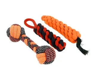 Cotton Rope Dog Chew Toys Combo Pack for Puppies and Small Dogs Multicolor (Pack of 5)