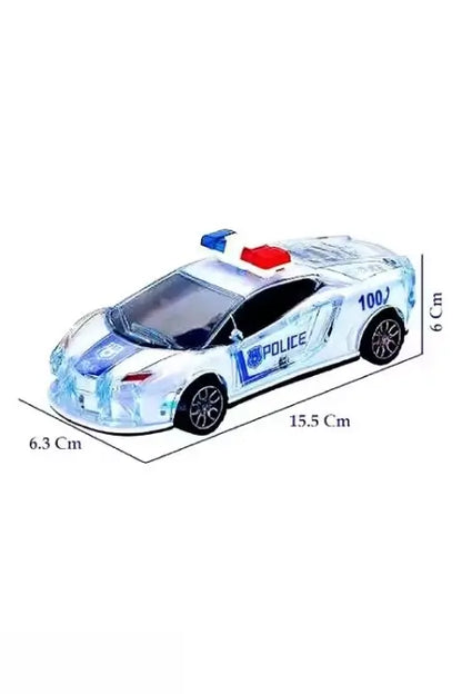 Police Car Toy with Lights & Music – Battery Operated Kids Car