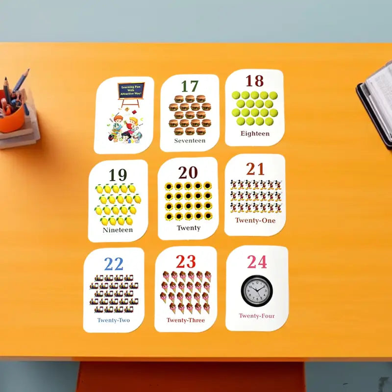 KidKraft Early Learner 32-Piece Number Flashcard Set – Educational Math Cards for Toddlers & Preschoolers