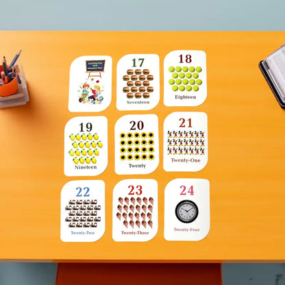 KidKraft Early Learner 32-Piece Number Flashcard Set – Educational Math Cards for Toddlers & Preschoolers
