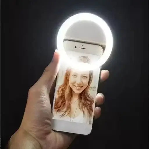 Pocket Mini Clip-On Selfie Ring Light with 36 LED for Smartphone Camera