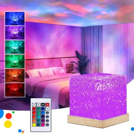 Ocean Wave Water Ripple LED Lamp